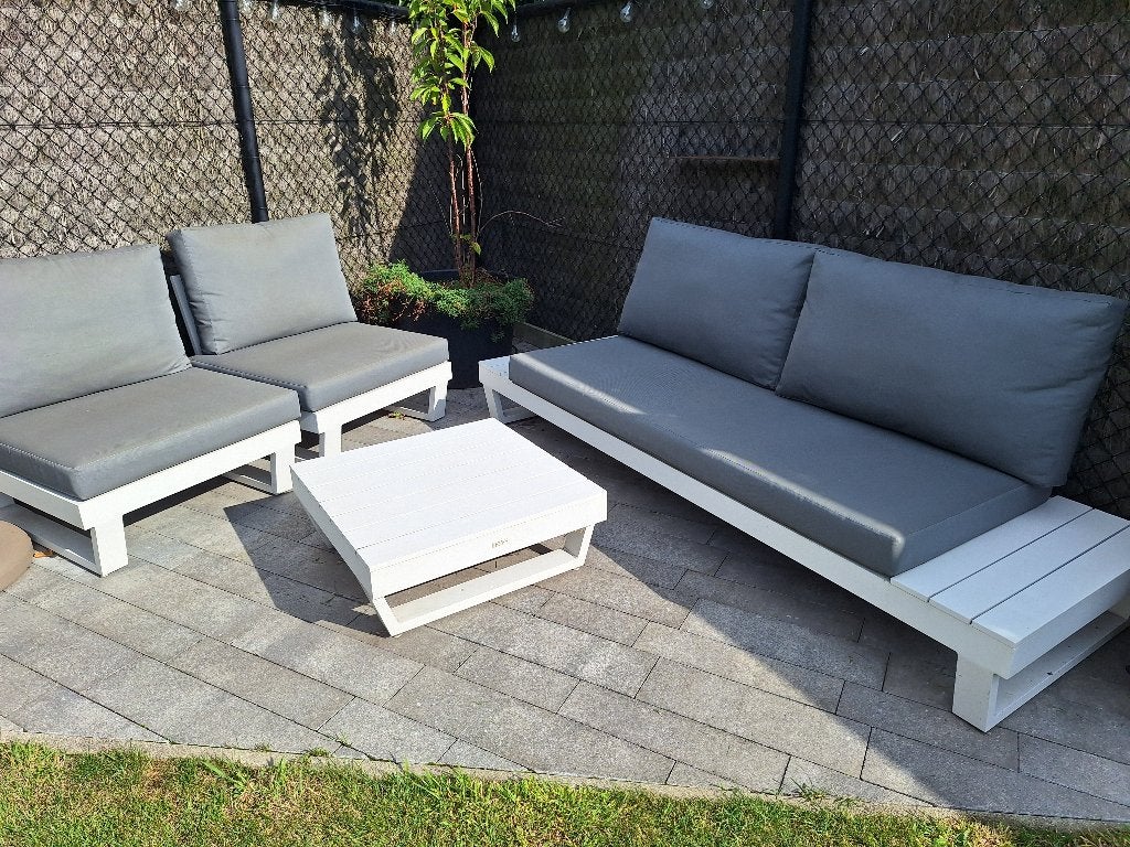 Lounge set te koop, Ophalen, Gebruikt, 5 zitplaatsen, Loungeset