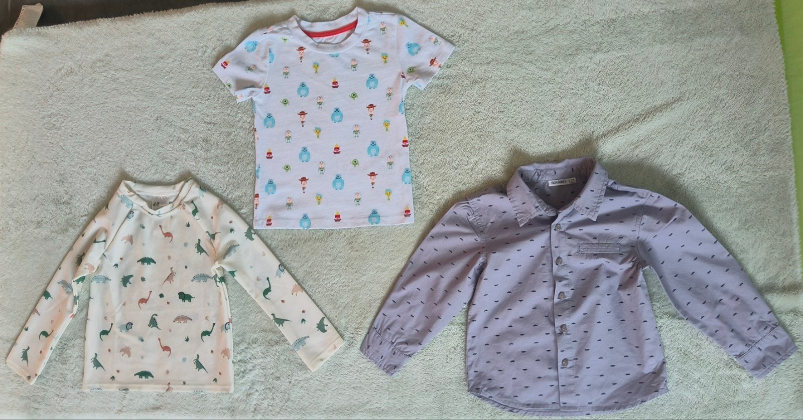 the Disney store toy story dino h&m uv shirt auto noukie's, H&M, Ophalen of Verzenden, Zo goed als nieuw, Shirt of Longsleeve