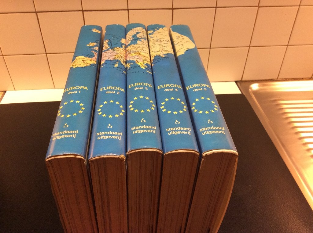 Boeken over Europa., Livres, Autres atlas, Enlèvement, Utilisé, Standaard uitgeverij
