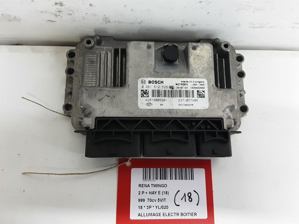 MODULE D ALLUMAGE Renault Twingo III (AH) (237105748R), Renault, Mevr. I. Hauben, Utilisé, Rue de l'Espoir 34 34
4030  GRIVEGNÉE, BE