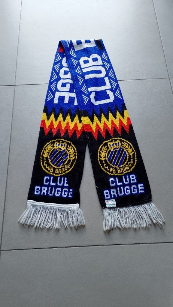 retro vintage voetbalsjaal Club Brugge, Ophalen of Verzenden, Zo goed als nieuw