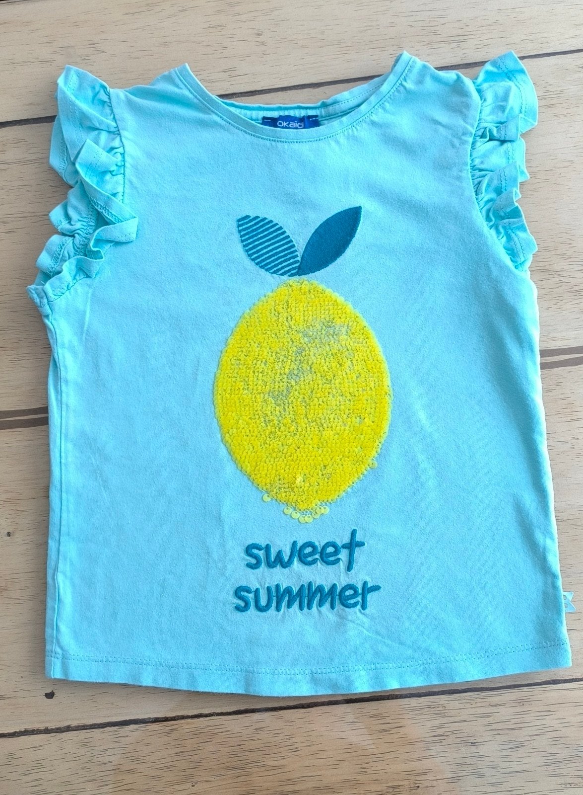 T-shirt, Kinderen en Baby's, Kinderkleding | Maat 116, Ophalen of Verzenden, Gebruikt, Meisje