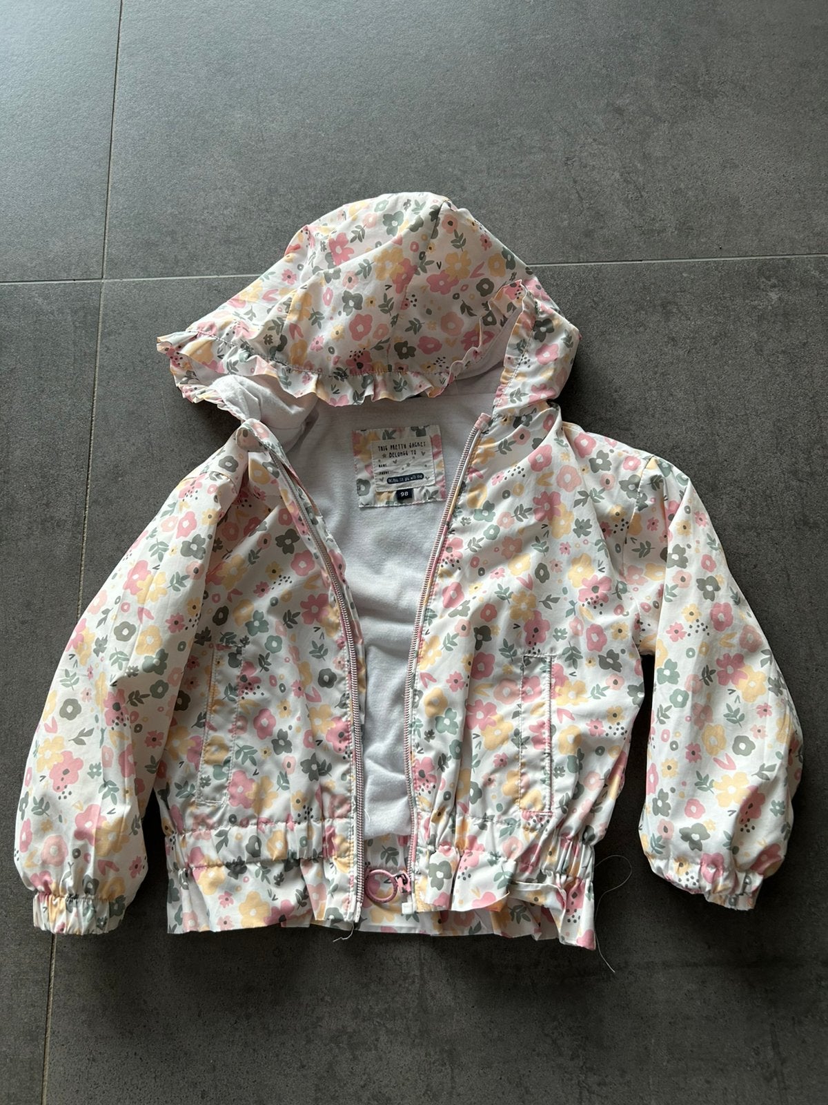 Regenjas maat 98 meisje, Enfants & Bébés, Enlèvement, Comme neuf, Fille