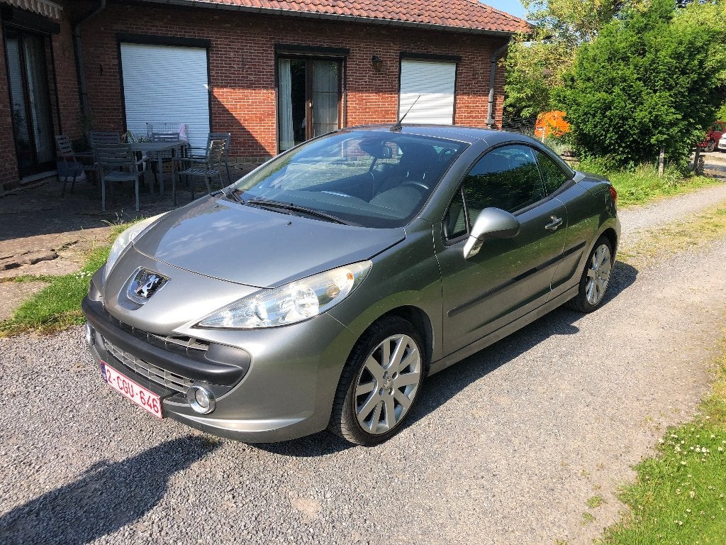 PEUGEOT 207 CC 1.6E 120cv, Autos, Argent ou Gris, Achat, Cabriolet, Boîte manuelle
