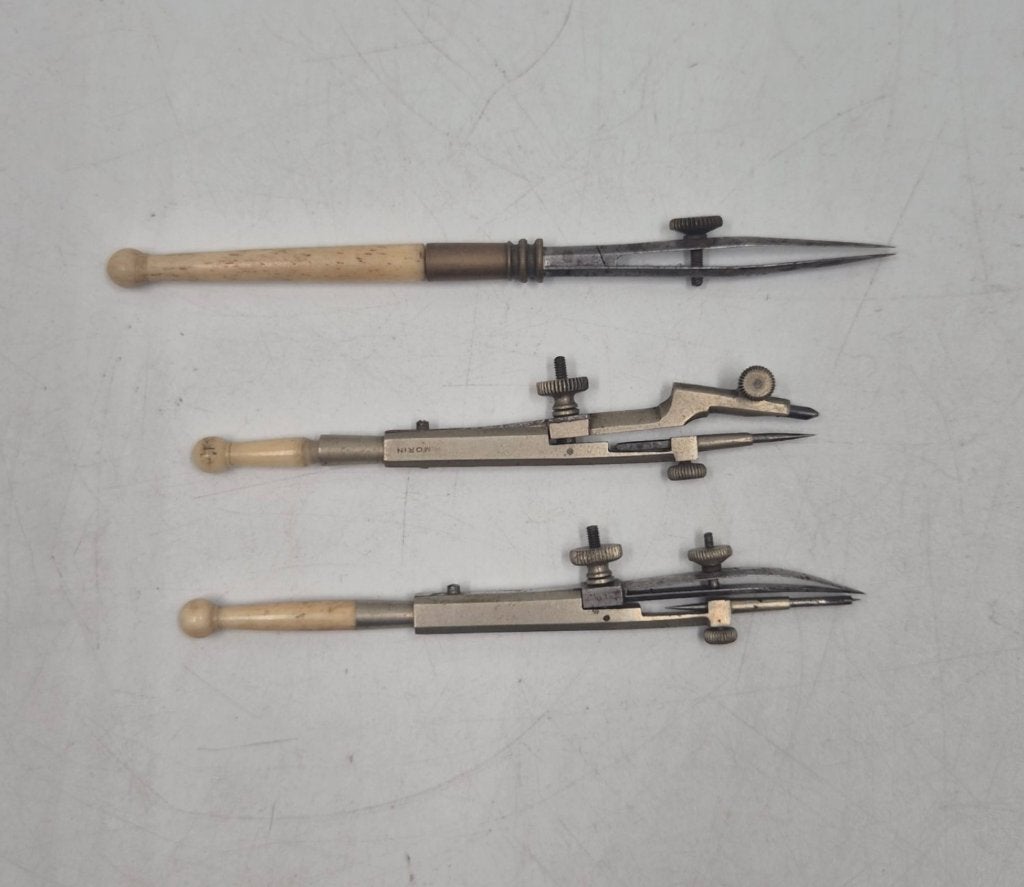 Lot de 3 Instruments de précision vintage, Antiquités & Art, Enlèvement ou Envoi