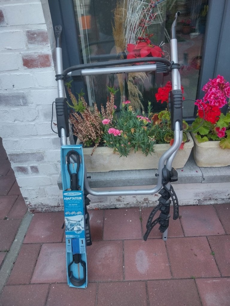 Fietsendrager voor 2 fietsen + adapter voor BMW X3 F25, Ophalen