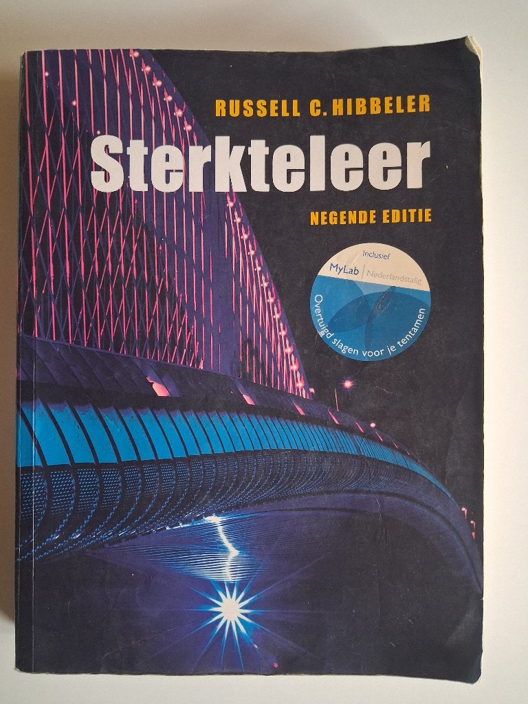 Sterkteleer negende editie, Pearson, Autres niveaux, Enlèvement, Utilisé