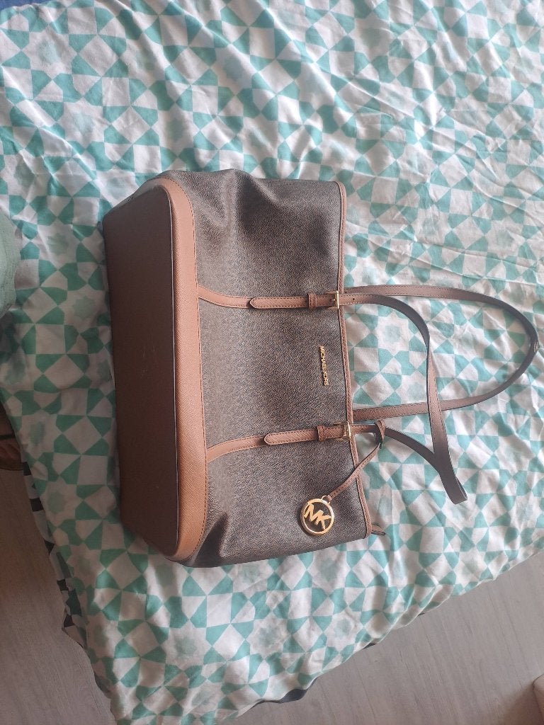Michael kors, Ophalen of Verzenden, Zo goed als nieuw, Bruin, Handtas