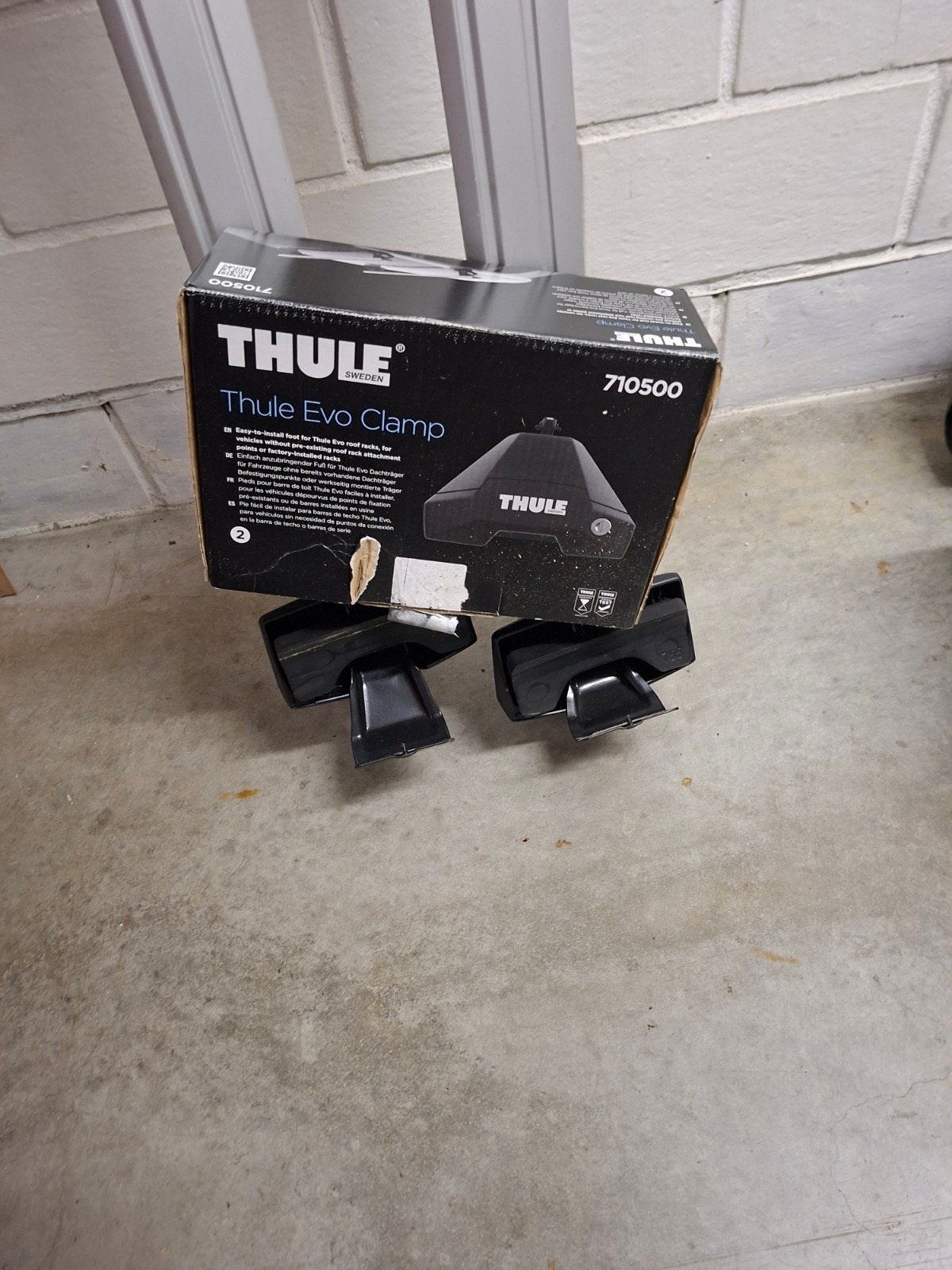 Barres de toit Thule, Enlèvement