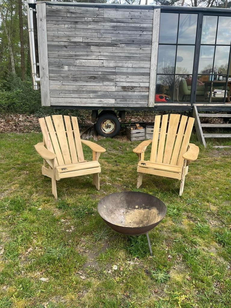 Deck chair “bear chair”, Tuin en Terras, Ophalen of Verzenden, Nieuw, Hout