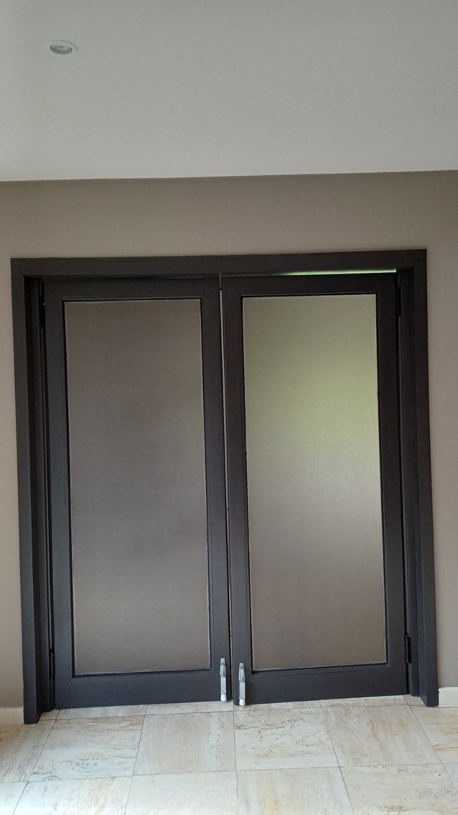 Deur uit hout en glas, Doe-het-zelf en Bouw, Ophalen, Glas