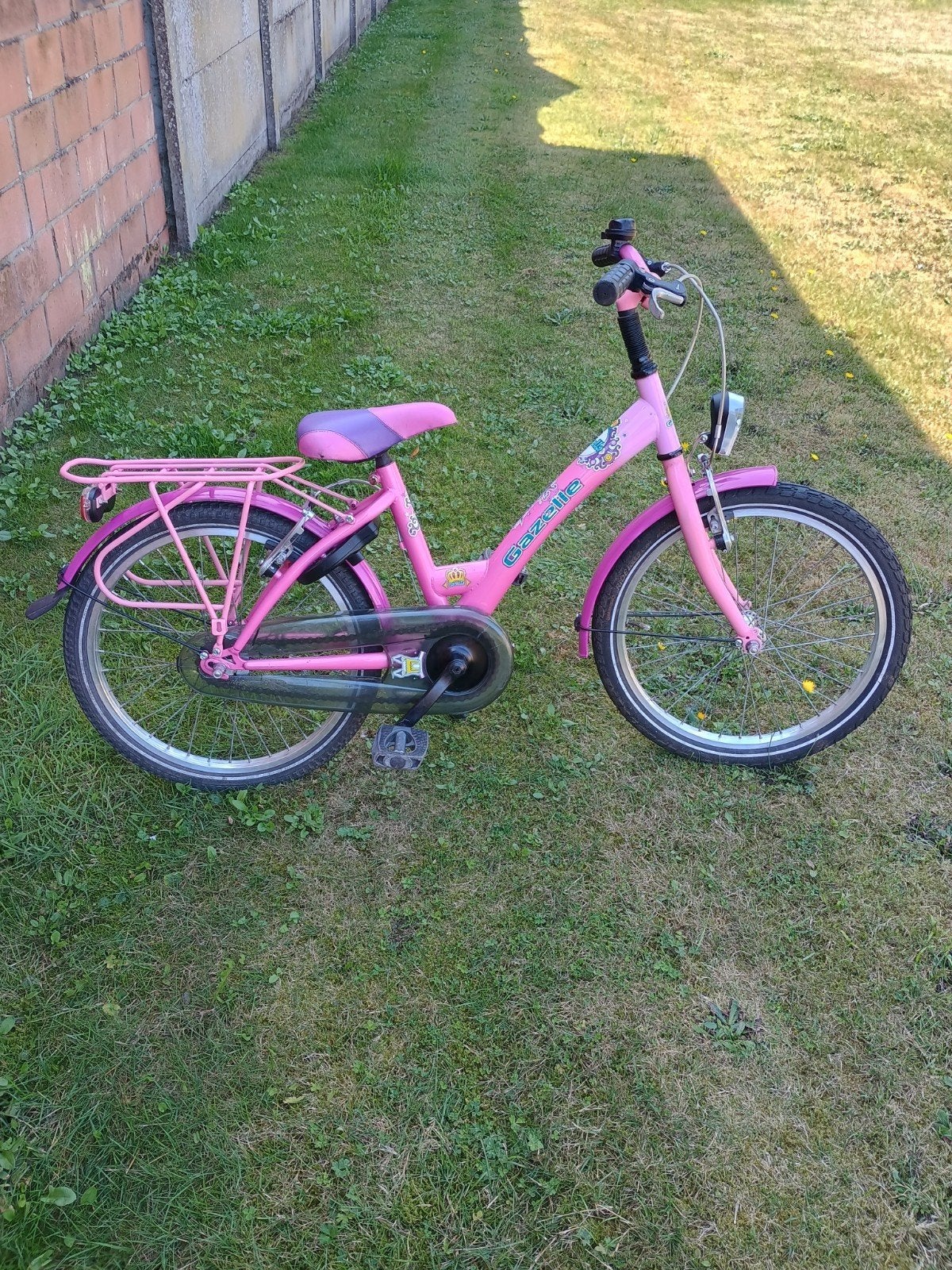 meisjes fiets 20 inch leuk om het schooljaar mee te beginnen, Ophalen, Gebruikt, Velgrem, Handrem