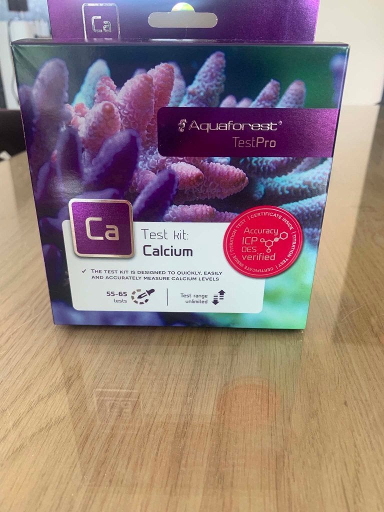 Aquaforest Test Kit Calcium weinig gebruikt, Ophalen, Gebruikt, Overige typen, Aquaforest