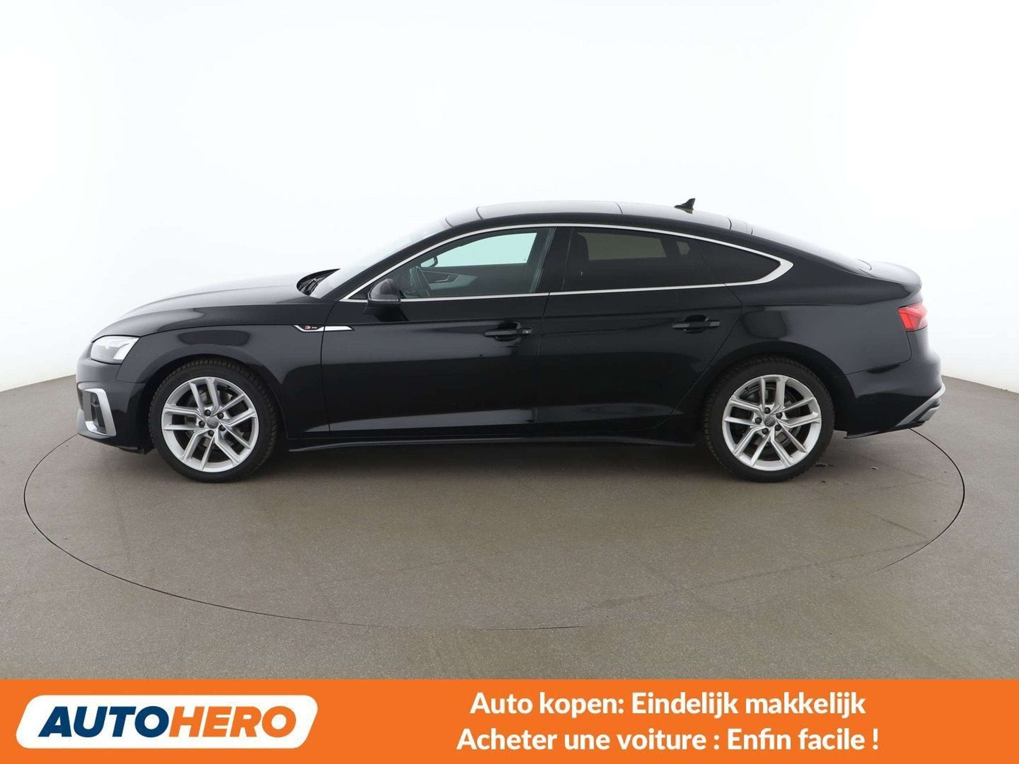 Audi A5 35 TDI Mild-Hybrid S line (bj 2021, automaat), Auto's, Lichtsensor, Gebruikt, Zwart, 5 deurs