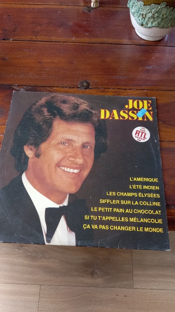 Vinyl 33t joe dassin "best of " siffler sur la colline,, Ophalen, Zo goed als nieuw, Pop