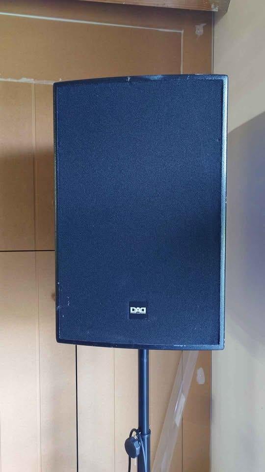 2x DAD fusion 15 p, Audio, Tv en Foto, Luidsprekerboxen, Zo goed als nieuw, 120 watt of meer, Front, Rear of Stereo speakers, Ophalen