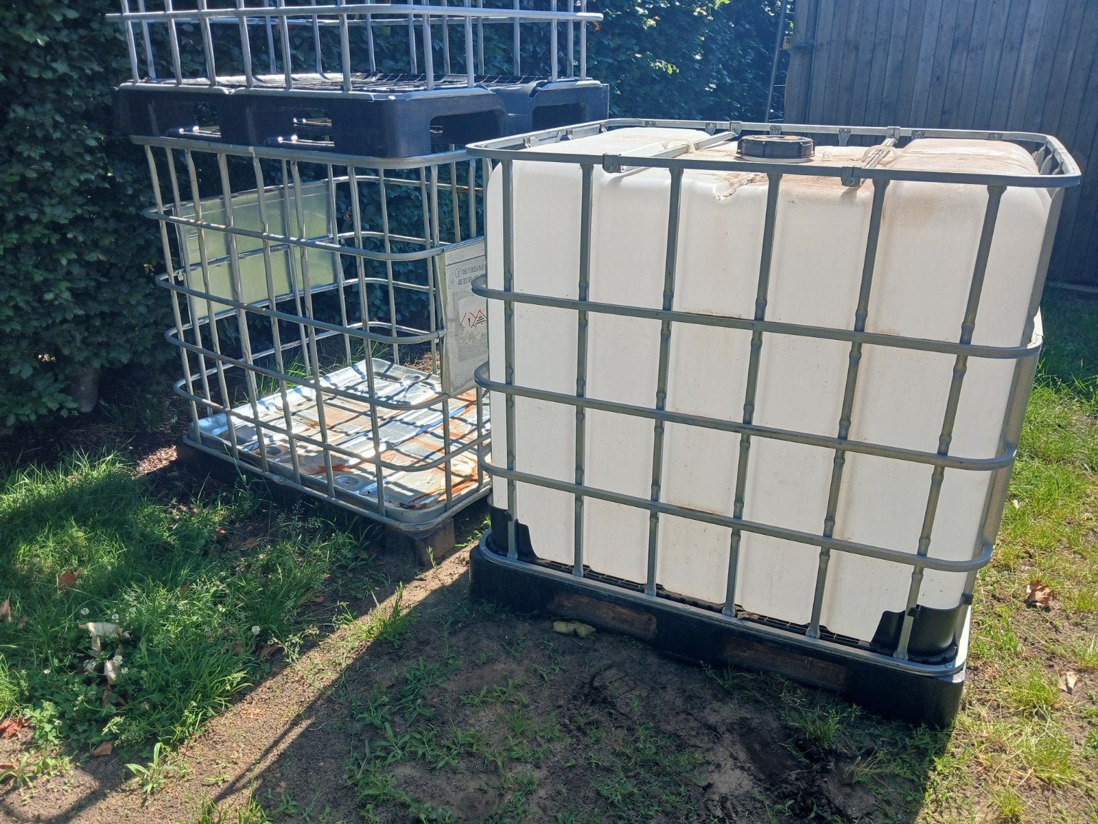 Ibc container., Ophalen