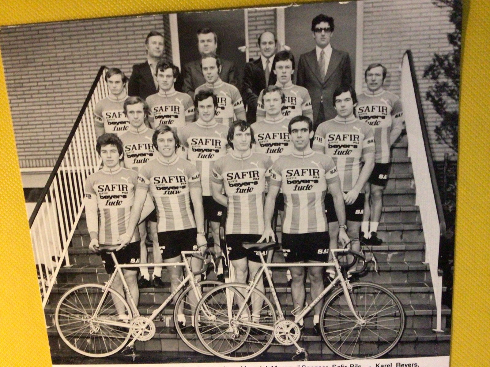 wielerkaart  1978 team safir  ludo, Envoi, Comme neuf