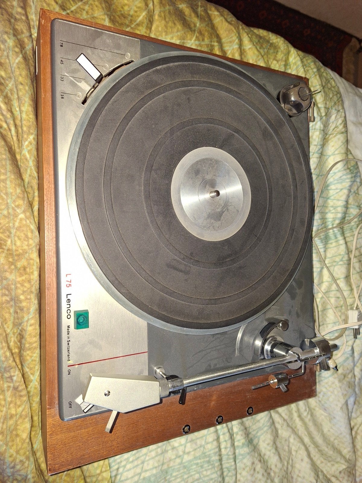 lenco l75, Audio, Tv en Foto, Platenspelers, Ophalen, Zo goed als nieuw, Platenspeler