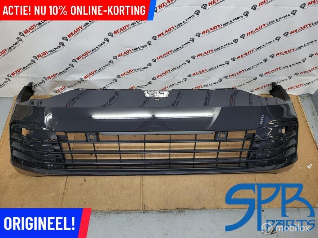 VW GOLF 8 VIII LC7Q Voorbumper DELPHIN GRAU 5H0807221H GRILL, Nieuw, Ophalen of Verzenden, Bumper, Volkswagen