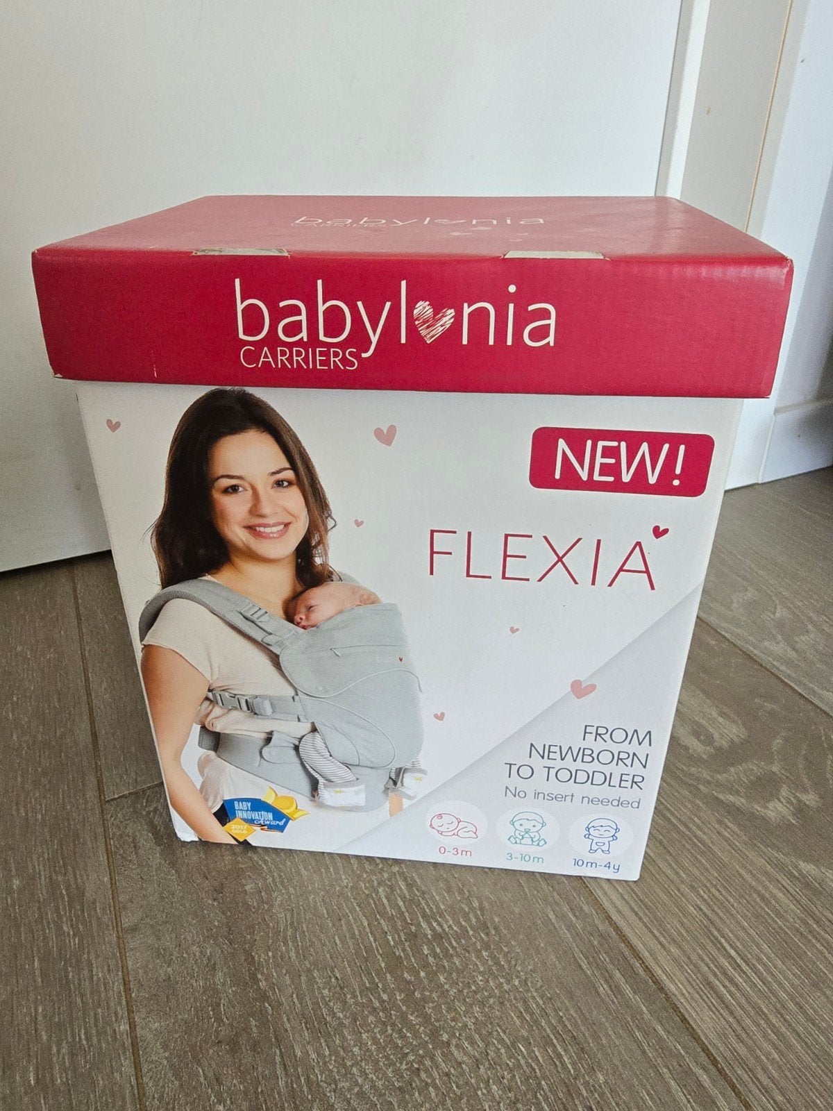 Babylonia Flexia draagzak, Ophalen, Draagzak
