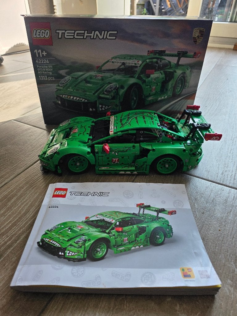Lego Porsche 911 GT3 R Rexy 42224, Kinderen en Baby's, Lego, Ophalen of Verzenden, Zo goed als nieuw, Technic