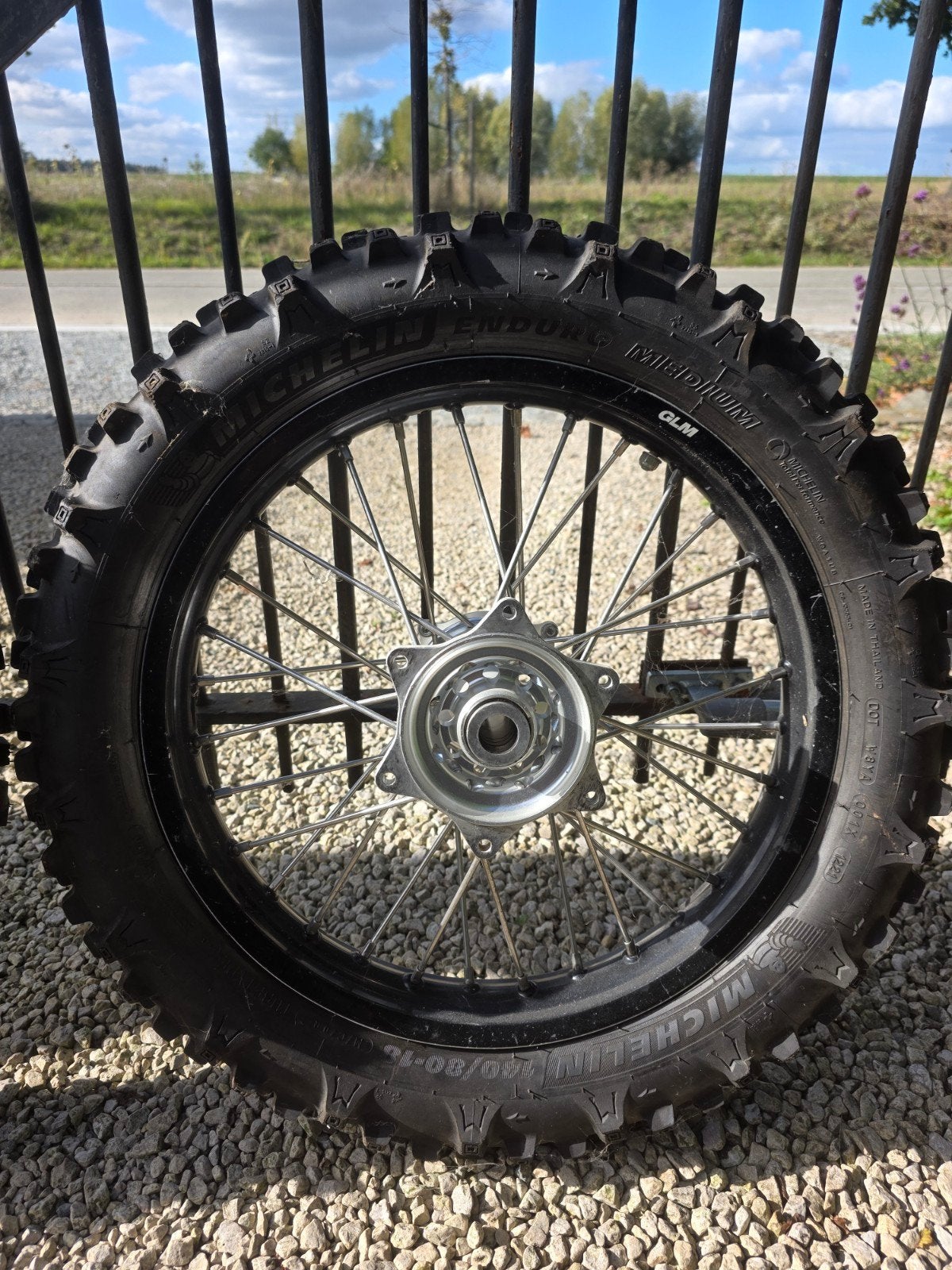 Enduro wiel set CRF 18 + 21 inch, Ophalen, Gebruikt