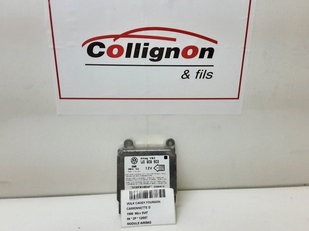 COMPUTER AIRBAG Volkswagen Caddy II (9K9A) (1J0909603), Gebruikt, Volkswagen, Mevr. I. Hauben, Rue de l'Espoir 34 34
4030  GRIVEGNÉE, BE