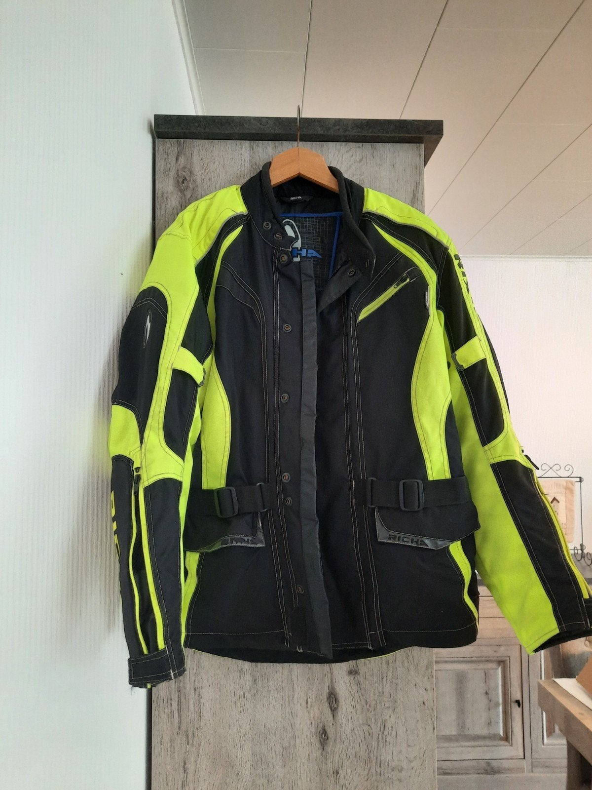 Moto vest & broek, Motoren, Ophalen, Broek | leer