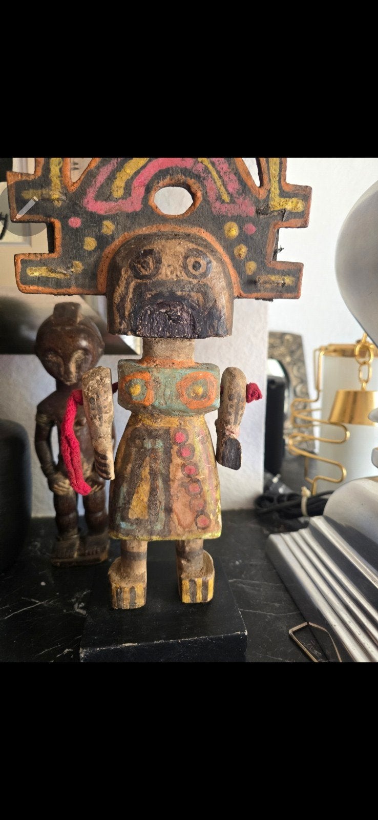 poupée ancienne Kachina debut 20eme, Enlèvement ou Envoi, Marron, Utilisé, Bois