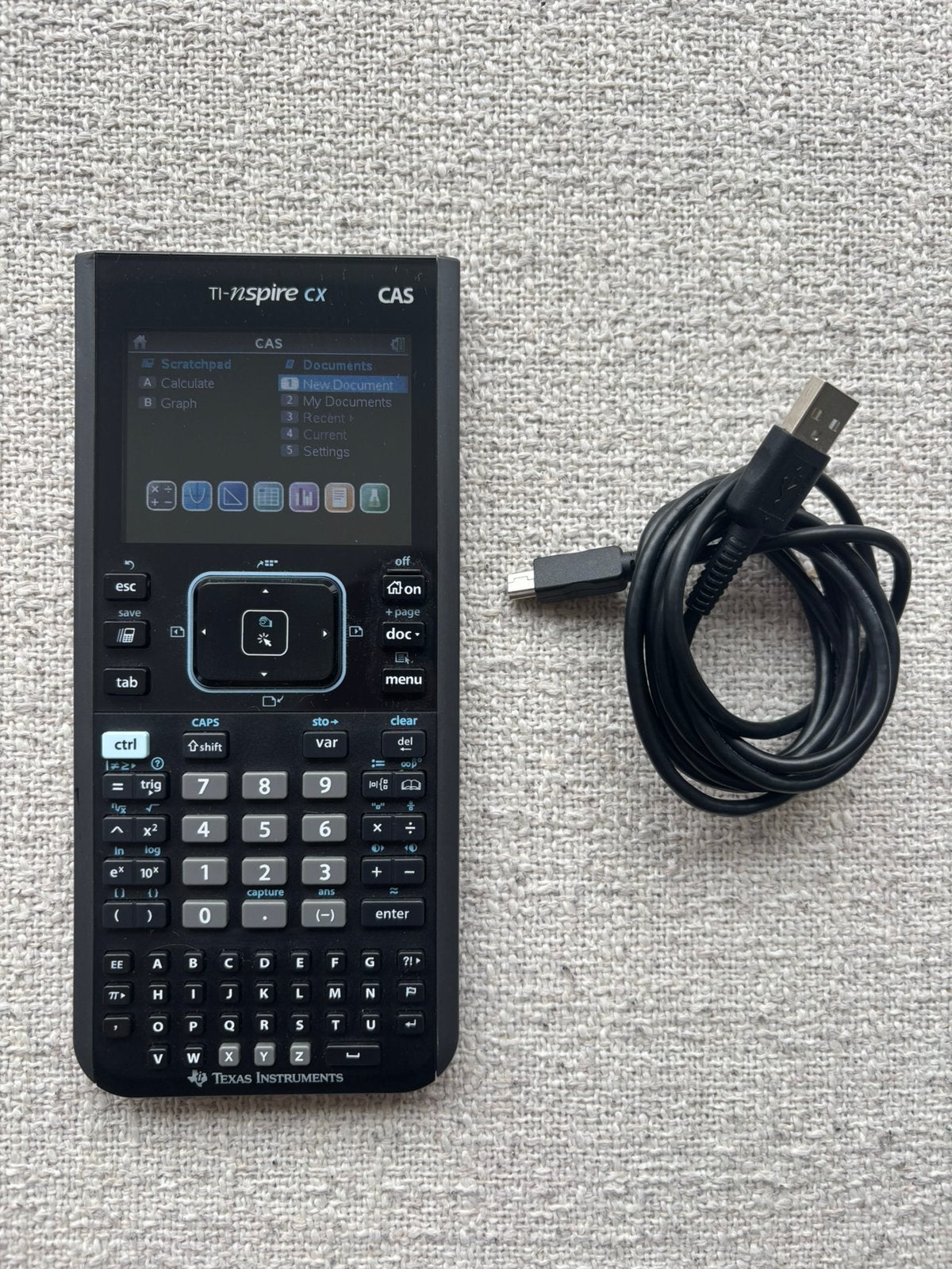 Texas Instruments Ti-nspire cx cas - grafische rekenmachine, Divers, Calculatrices, Enlèvement, Calculatrices graphique, Utilisé