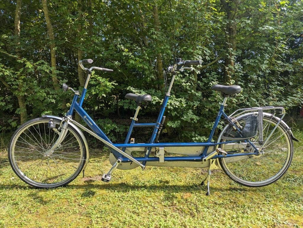Van Raam kind/volwassen tandem, Fietsen en Brommers, Fietsen | Tandems, Ophalen, Zo goed als nieuw, Minder dan 10 versnellingen