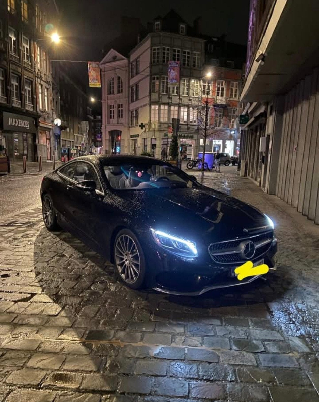 Mercedes S500 AMG, Auto's, Mercedes-Benz, Zwart, Leder, Particulier, 2155 kg