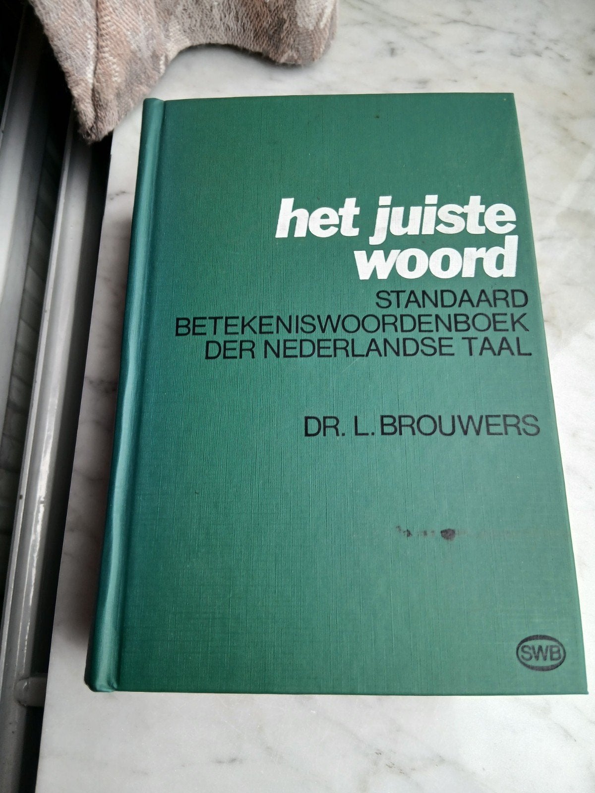 het juiste woord, Livres, Technique, Enlèvement