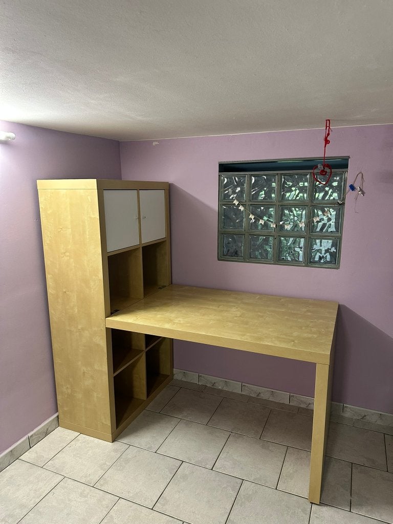 Bureau IKEA expedit, Maison & Meubles, 154 cm, Enlèvement, IKEA, Bureau-armoire combiné