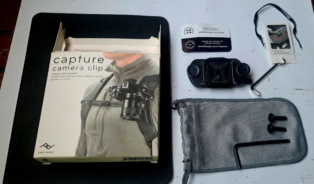 Peak Design Capture Camera Clip, TV, Hi-fi & Vidéo, Enlèvement ou Envoi, Fixation trépied, Comme neuf, Autres types