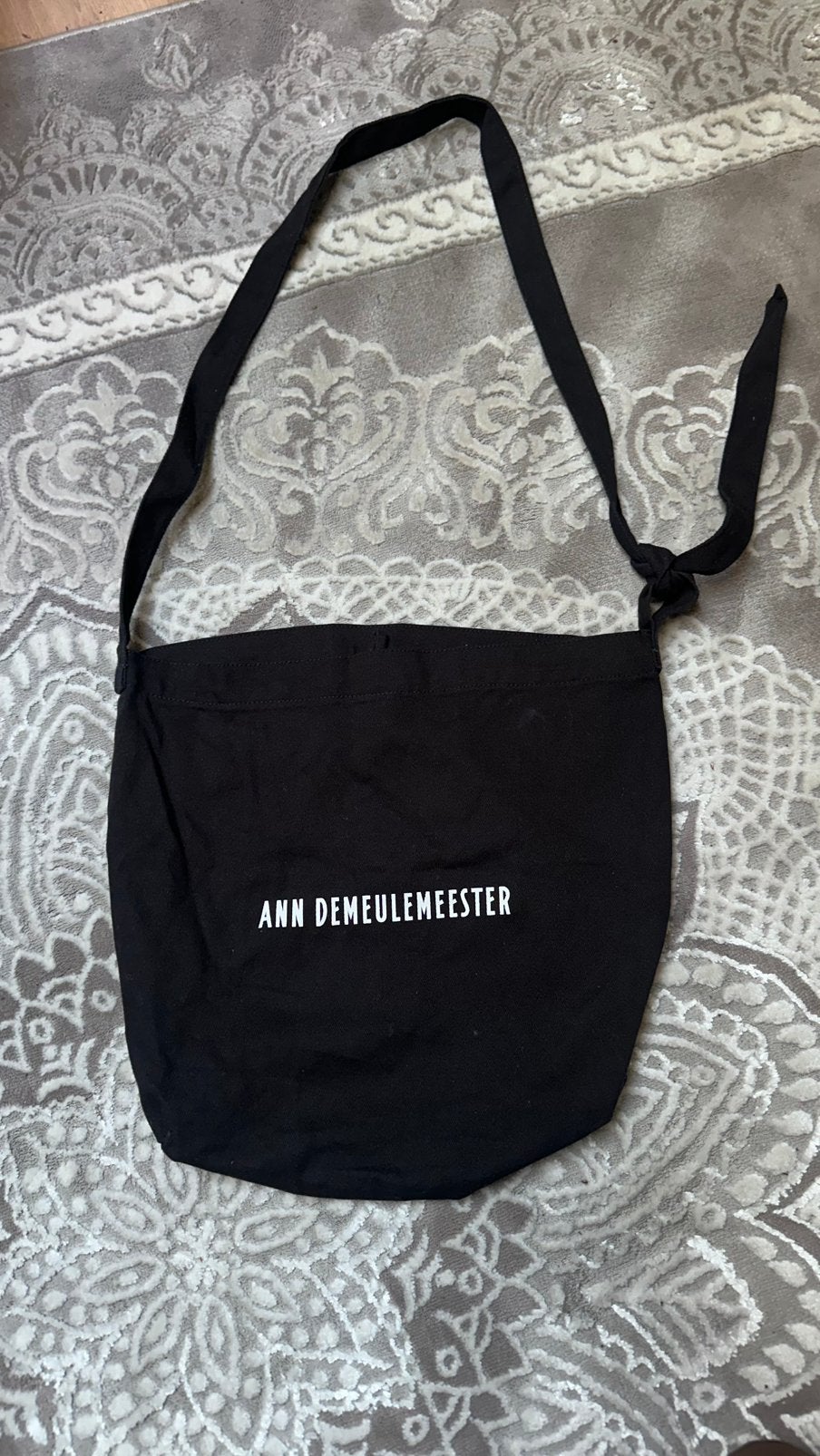 Ann demeulemeester katoene tas, Ophalen, Zo goed als nieuw, Zwart, Overige merken