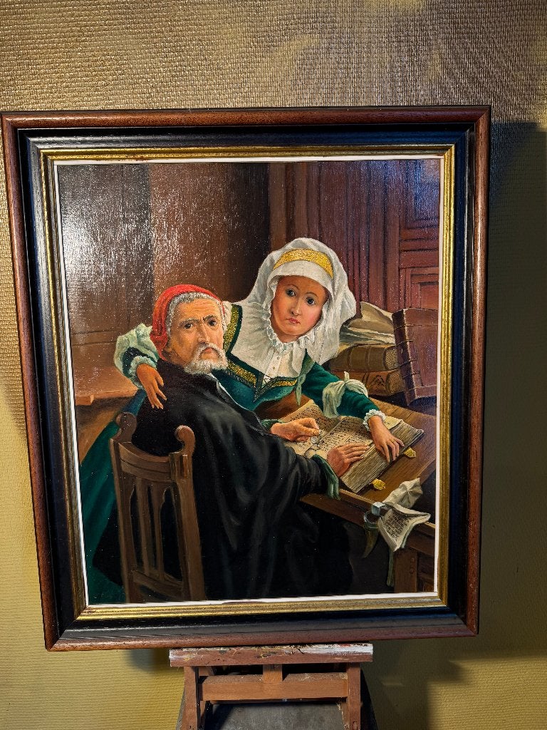Schilderij, Antiek en Kunst, Kunst | Schilderijen | Klassiek, Ophalen