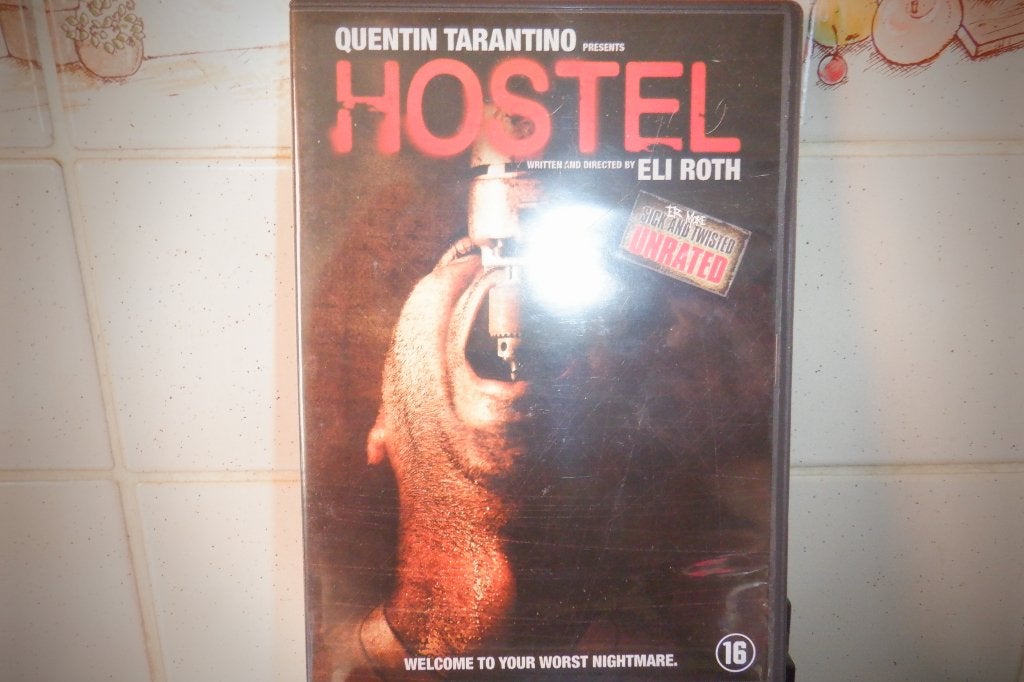 DVD Quentin tarantino's Hostel Unrated., Vanaf 16 jaar, Ophalen of Verzenden, Zo goed als nieuw, Nederlands