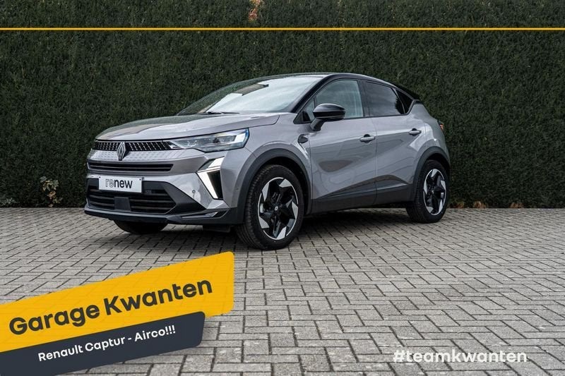 Renault Captur Techno TCe 90 NAV/ AIRCO, Autos, Argent ou Gris, Achat, Euro 6, Noir