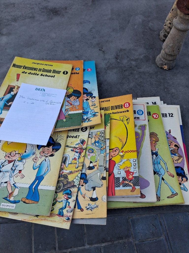 Meneer kweeniewa en geniale olivier, Boeken, Ophalen, Zo goed als nieuw, Verschillende auteurs, Meerdere stripboeken