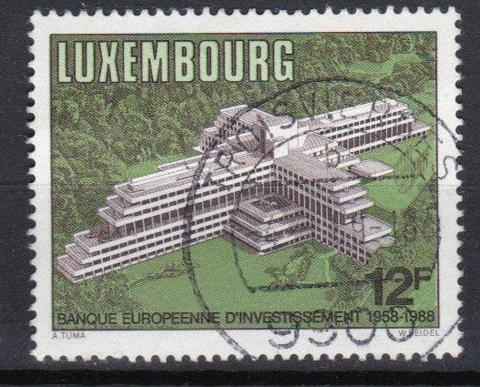 Luxembourg 1988 - N 1208, Timbres & Monnaies, Envoi, Luxembourg, Affranchi