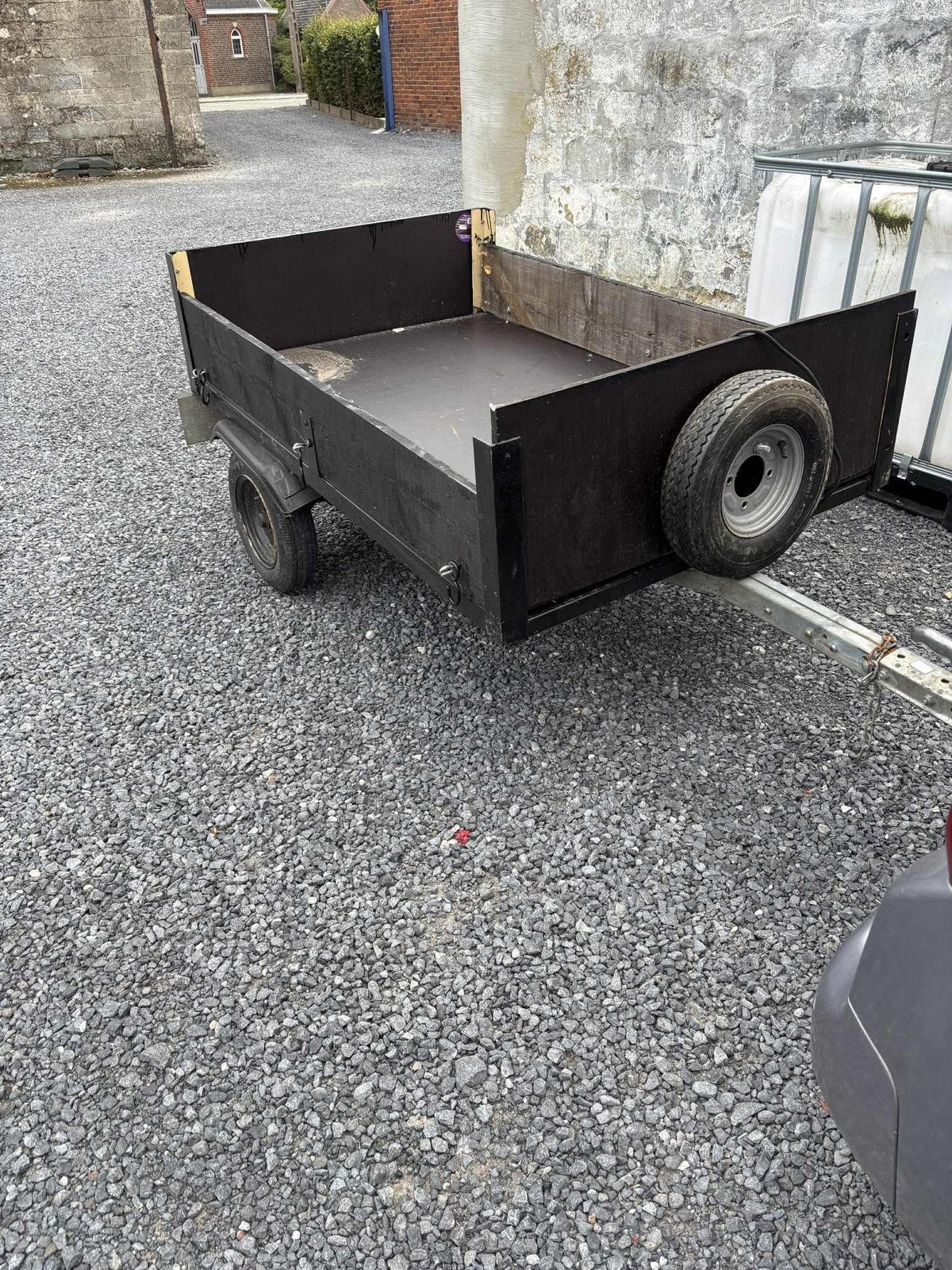 Aanhangwagen, Ophalen, Gebruikt