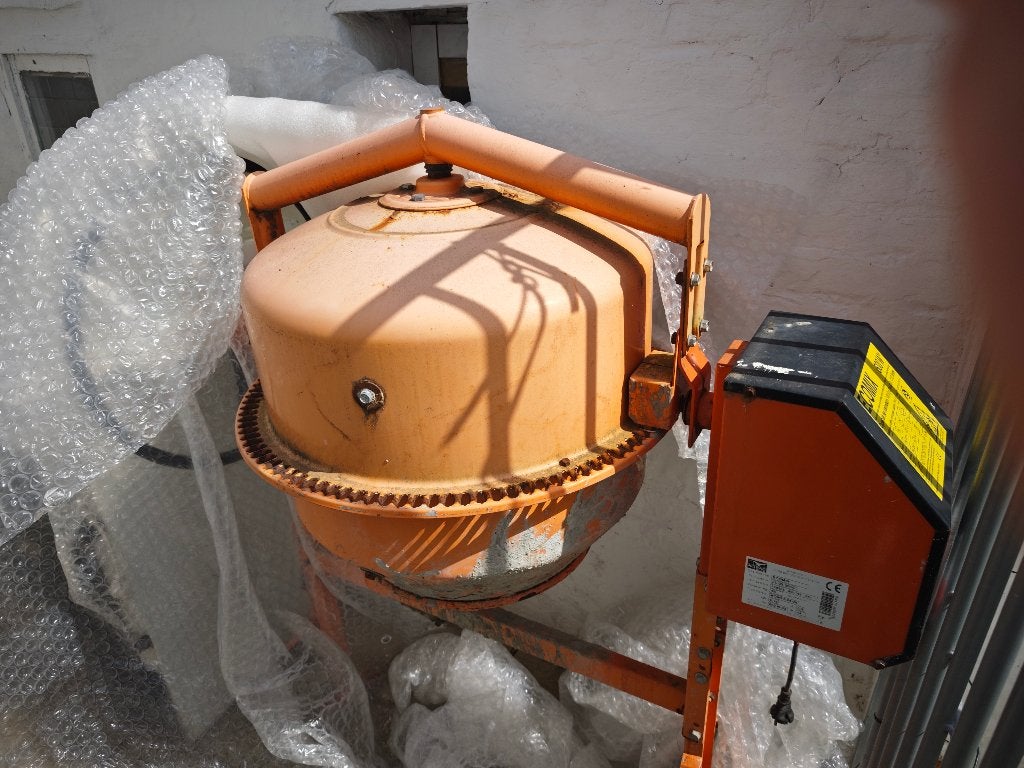 Betonmolen, Ophalen, Gebruikt