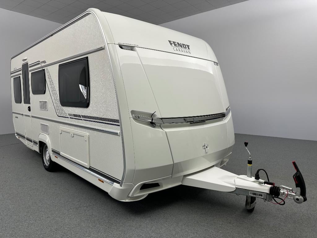 Fendt Bianco Selection 465 TG Voortent, Caravans en Kamperen, Caravans, Treinzit, 2 aparte bedden, 1250 - 1500 kg, Tot en met 4
