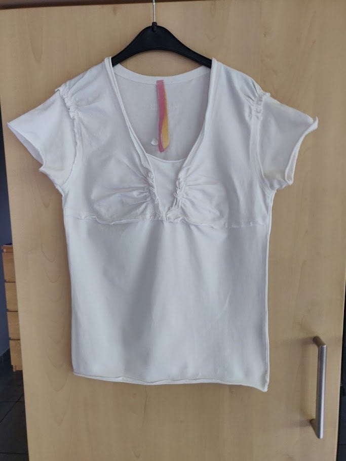 Bloes Pirouette en Bloes World Jeans. maat SMALL of maat 36, Wit, WORLD JEANS., Ophalen of Verzenden, Zo goed als nieuw