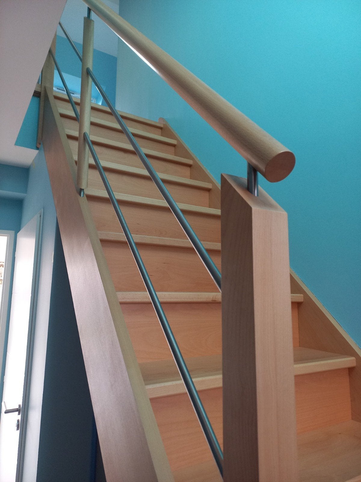 escalier quart tournant gauche 2.86 mètre, Enlèvement, Comme neuf, Escalier, 2 à 4 mètres