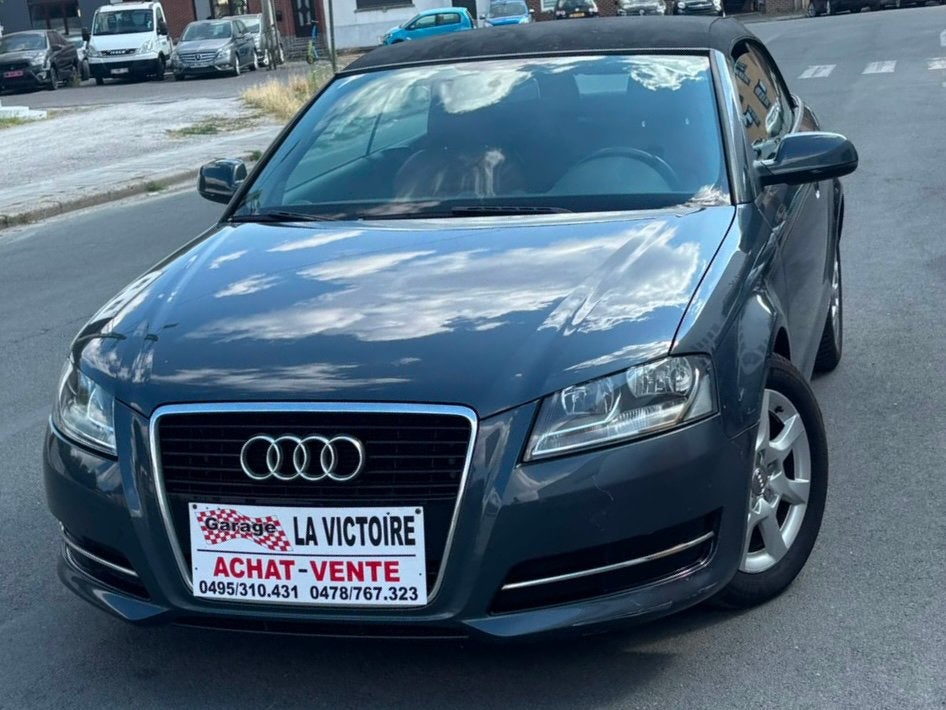 Audi A3 Cabriolet 1.6 TDI 2010 année 275000km 0032478767323, Autos, Cuir, Achat, Entreprise, Cabriolet