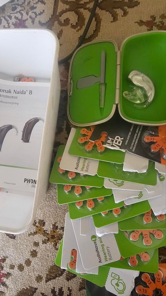 Prothèse auditive Phonac + 110 piles, Electroménager, Enlèvement ou Envoi