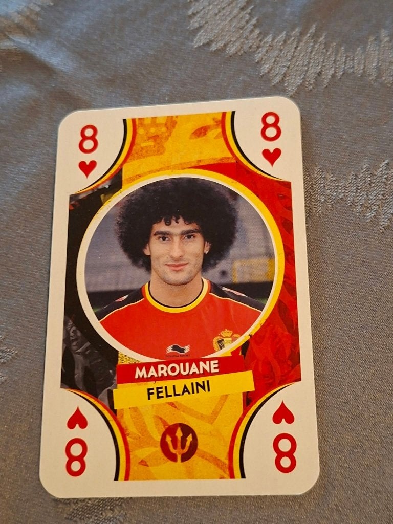 Speelkaart / Marouane Fellaini / Rode Duivels, Verzamelen, Ophalen of Verzenden, Zo goed als nieuw, Overige typen
